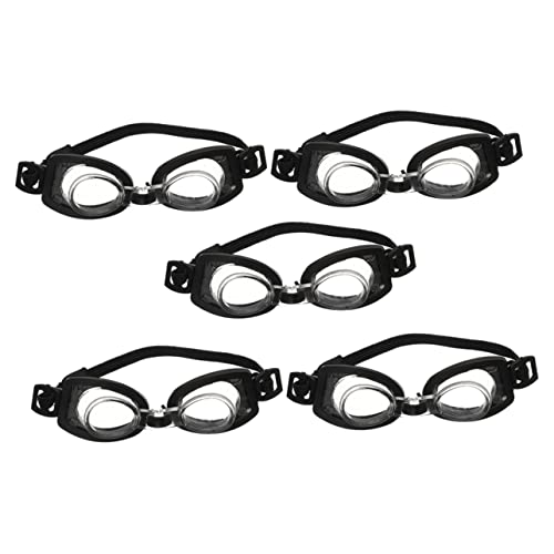 FRCOLOR 5 Stück Mini Schwimmbrille für Puppen Teiliges Stilvolle Brille für Puppenfotografie Langlebige und Leichte Accessoires für DIY Projekte und Verkleidungen von FRCOLOR