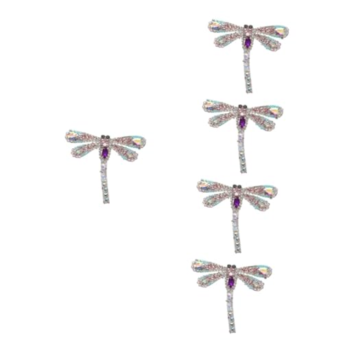FRCOLOR 5 Stück Rhinestone Applique Patch mit Hotfix Kleber für Schuhe Hüte DIY Dekoration Glitzer Aufnäher Aufbügeln für Kleidung und Accessoires FRCOLOR 5 Stück Rhinestone Applique Patch mit Hotfix Kleber für Schuhe Hüte DIY Dekoration Glitzer Aufnäher Aufbügeln für Kleidung und Accessoires von FRCOLOR