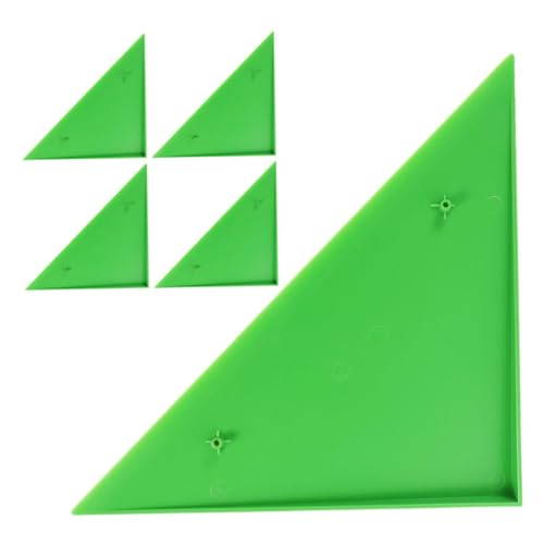 FRCOLOR 5 Stück Teiliges Eckschutz Dreieck aus Stabilem Kunststoff für Tischkicker Installieren und Langlebig Praktische Kantenabdeckung für Foosball Tisch Zubehör in Grün FRCOLOR 5 Stück Teiliges Eckschutz Dreieck aus Stabilem Kunststoff für Tischkicker Installieren und Langlebig Praktische Kantenabdeckung für Foosball Tisch Zubehör in Grün von FRCOLOR
