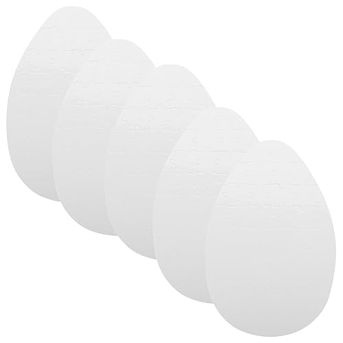 FRCOLOR 5 Stück Teiliges Ei Förmiges Blanko Puzzle für Sublimations Wärmeübertragung DIY Malpuzzle für Glatte Oberfläche Sicher für Kreative Familien und Schulaktivitäten FRCOLOR 5 Stück Teiliges Ei Förmiges Blanko Puzzle für Sublimations Wärmeübertragung DIY Malpuzzle für Glatte Oberfläche Sicher für Kreative Familien und Schulaktivitäten von FRCOLOR