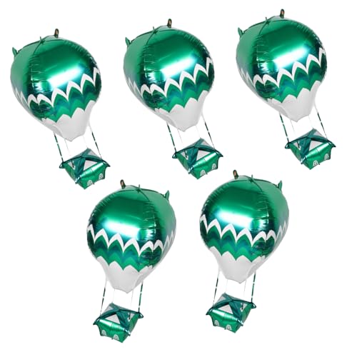 FRCOLOR 5 Stück Teiliges Heißluftballon Folienballon Langlebige Aluminiumfolie Einfache Befüllung Vielseitig für Indoor und Outdoor Partydekorationen als Hot Air Balloon Centerpieces für FRCOLOR 5 Stück Teiliges Heißluftballon Folienballon Langlebige Aluminiumfolie Einfache Befüllung Vielseitig für Indoor und Outdoor Partydekorationen als Hot Air Balloon Centerpieces für von FRCOLOR