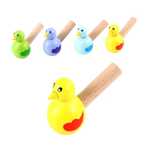 FRCOLOR 5 Stück Teiliges Holzpfeifen Cartoon Vogel Design Pädagogisches Musikspielzeug für Ab Jahren Geschenkideen für Geburtstag und Garten Draußen Zufällige Farbe Zufällige Farbe von FRCOLOR
