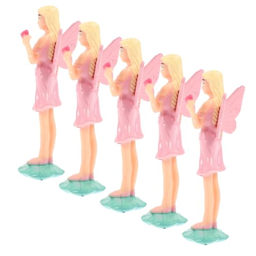 FRCOLOR 5stücke Spieluhrpuppe Balletttänzerin Puppenfigur Tanzende Mädchenpuppe Spieluhrzubehör Tänzerpuppe Puppendekor Prinzessinnenpuppenfigur Ballettpuppenset von FRCOLOR