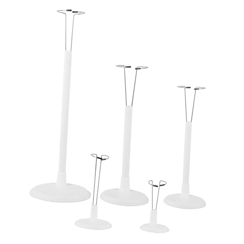 FRCOLOR 5 Stück Teiliges Puppenständer Verstellbare Doll Display Halter für Actionfiguren und Stabil und Benutzerfreundlich zur Präsentation Ihrer Sammlung von FRCOLOR
