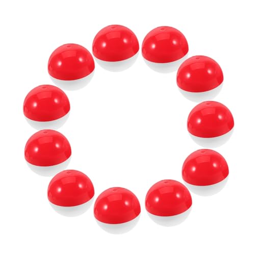 FRCOLOR 50 Stück Befüllbare Kapseln Runde Plastikkugeln für Tombola Partyspiele und Dekoration Klassischem Rot Weiß für Süßigkeiten und Kleine FRCOLOR 50 Stück Befüllbare Kapseln Runde Plastikkugeln für Tombola Partyspiele und Dekoration Klassischem Rot Weiß für Süßigkeiten und Kleine von FRCOLOR