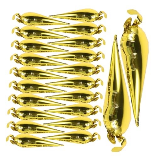 FRCOLOR 50 Stück Jumbo Stern Folienballons Große Aluminiumfolie Luftballons Kegelform Partydeko für Hochzeit Shower Mall FRCOLOR 50 Stück Jumbo Stern Folienballons Große Aluminiumfolie Luftballons Kegelform Partydeko für Hochzeit Shower Mall von FRCOLOR