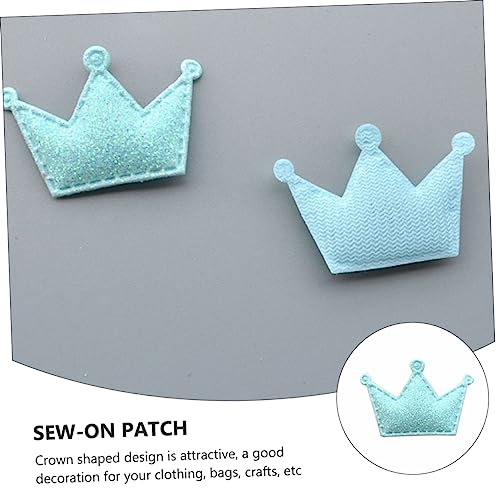 FRCOLOR 50 Stück Krone Stoffpatches zum Aufnähen Bunte DIY Dekoration Textil Flicken für Kleidung Taschen und Schuhe Glitzernde Applikationen Langlebige Reparaturmaterialien FRCOLOR 50 Stück Krone Stoffpatches zum Aufnähen Bunte DIY Dekoration Textil Flicken für Kleidung Taschen und Schuhe Glitzernde Applikationen Langlebige Reparaturmaterialien von FRCOLOR