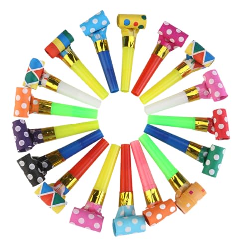 FRCOLOR 50 Stück Party Tröten Geburtstag Luftrüssel Pfeifen Bunte Noisemaker Lustige Spielzeuge für Familienfeiern und Festivals FRCOLOR 50 Stück Party Tröten Geburtstag Luftrüssel Pfeifen Bunte Noisemaker Lustige Spielzeuge für Familienfeiern und Festivals von FRCOLOR