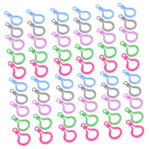 FRCOLOR 50 Stück Schlüsselanhänger Clips Karabinerhaken für Schmuckherstellung Lanyard Zubehör für Bastelprojekte Clips für Rucksäcke Spielzeuge FRCOLOR 50 Stück Schlüsselanhänger Clips Karabinerhaken für Schmuckherstellung Lanyard Zubehör für Bastelprojekte Clips für Rucksäcke Spielzeuge von FRCOLOR