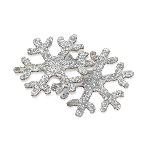 FRCOLOR 50 Stück Schneeflocken Pailletten DIY Haarschmuck Zubehör Silber Glitzernde Haarspangen Patches für Mädchen Basteln und Dekorieren FRCOLOR 50 Stück Schneeflocken Pailletten DIY Haarschmuck Zubehör Silber Glitzernde Haarspangen Patches für Mädchen Basteln und Dekorieren von FRCOLOR