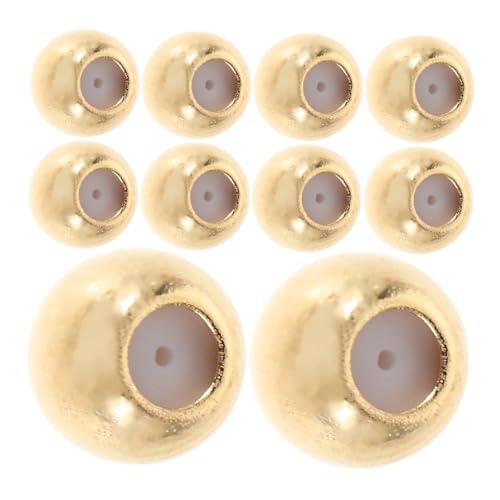 FRCOLOR 50 Stück Silikon Spacer Perlen Vergoldet Runde Stopper Schmuck Rondelle Armband Abstandhalter Weich Hautfreundlich Für DIY Schmuckherstellung FRCOLOR 50 Stück Silikon Spacer Perlen Vergoldet Runde Stopper Schmuck Rondelle Armband Abstandhalter Weich Hautfreundlich Für DIY Schmuckherstellung von FRCOLOR