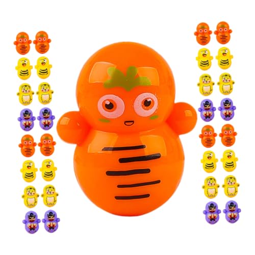FRCOLOR 50 Stück Teiliges Mini Wackelpuppen aus Kunststoff Bunte Tischdeko Stabile Kipp Figuren Kinderfreundlich als Party Mitgebsel Geschenkefüller und Schreibtisch Ornament FRCOLOR 50 Stück Teiliges Mini Wackelpuppen aus Kunststoff Bunte Tischdeko Stabile Kipp Figuren Kinderfreundlich als Party Mitgebsel Geschenkefüller und Schreibtisch Ornament von FRCOLOR
