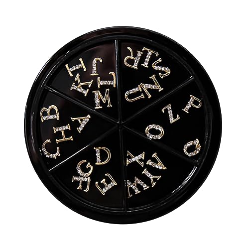 FRCOLOR 52St Nail Art Alphabet Schmuck nail supplies maniküre zubehör -Buchstaben-Anhänger Nägel Nagelschmuck Charms Maniküre-Dekorationen Strasssteine Aufkleber FRCOLOR 52St Nail Art Alphabet Schmuck nail supplies maniküre zubehör -Buchstaben-Anhänger Nägel Nagelschmuck Charms Maniküre-Dekorationen Strasssteine Aufkleber von FRCOLOR