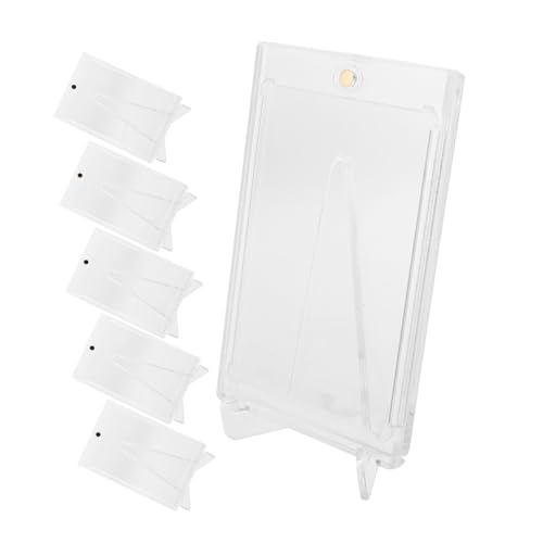 FRCOLOR 6 Sätze Teiliges Acryl Kartenhalter mit Staffelei Klarer Kartenhalter Schutz Hüllen für Sammelkarten Display für Zuhause und Büro Transparenter Kartenständer für Schreibtisch FRCOLOR 6 Sätze Teiliges Acryl Kartenhalter mit Staffelei Klarer Kartenhalter Schutz Hüllen für Sammelkarten Display für Zuhause und Büro Transparenter Kartenständer für Schreibtisch von FRCOLOR