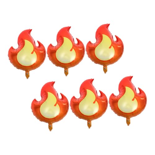 FRCOLOR 6 Stück Flammen Luftballons aus Aluminiumfolie Feuerwehr Themenparty Deko für Jungen Geburtstagsfeier Dekoration Langlebig und Leicht zu Handhaben FRCOLOR 6 Stück Flammen Luftballons aus Aluminiumfolie Feuerwehr Themenparty Deko für Jungen Geburtstagsfeier Dekoration Langlebig und Leicht zu Handhaben von FRCOLOR