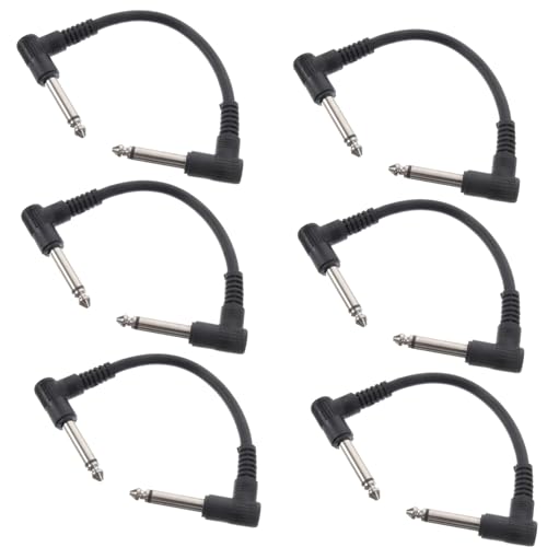 FRCOLOR 6 Stück Gitarren Patchkabel Audio Kabel für Gitarre Bass und Effekte Robustes Instrumentenkabel für Stabile Klangübertragung FRCOLOR 6 Stück Gitarren Patchkabel Audio Kabel für Gitarre Bass und Effekte Robustes Instrumentenkabel für Stabile Klangübertragung von FRCOLOR