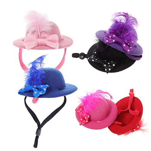 FRCOLOR 6 Stück Mini Hair Accessoires Mesh Blumenhut Miniatur Puppenhüte Kleid Erwachsene Damen Mini-Imitationshüte Hüte für Heimwerker Puppenmützen-Dekore Polyester FRCOLOR 6 Stück Mini Hair Accessoires Mesh Blumenhut Miniatur Puppenhüte Kleid Erwachsene Damen Mini-Imitationshüte Hüte für Heimwerker Puppenmützen-Dekore Polyester von FRCOLOR