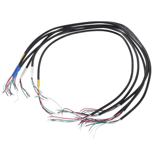 FRCOLOR 6 Stück Teiliges Gitarren Schaltkreis Lötkabel mit Abschirmung Langlebig Flexibel Kompatibel für Gitarren Pickups für DIY und Professionelle Musiker Geräuschreduzierend von FRCOLOR