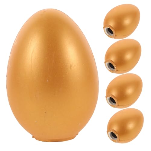FRCOLOR 6 Stück Teiliges Goldene Eier zum Zerschlagen Mittelgroße Festival Deko Befüllbar mit Süßigkeiten Stressabbauendes Party für Hochzeiten und Veranstaltungen von FRCOLOR