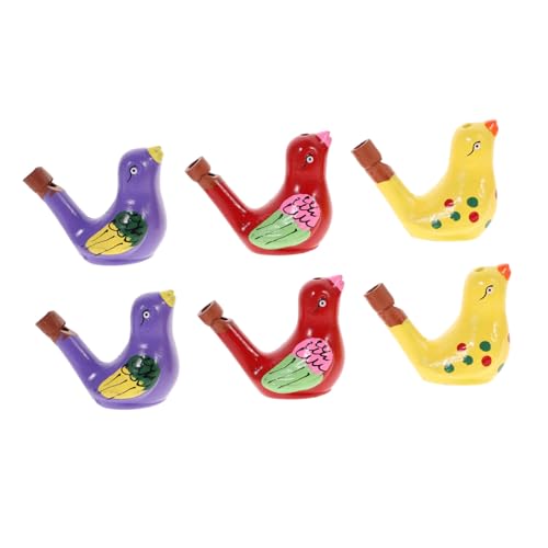 FRCOLOR 6 Stück Teiliges Keramische Wasservogel Pfeifen Kreatives für Distinctive Tourismuskraefte Umweltfreundlich und Langlebig für Party und FRCOLOR 6 Stück Teiliges Keramische Wasservogel Pfeifen Kreatives für Distinctive Tourismuskraefte Umweltfreundlich und Langlebig für Party und von FRCOLOR