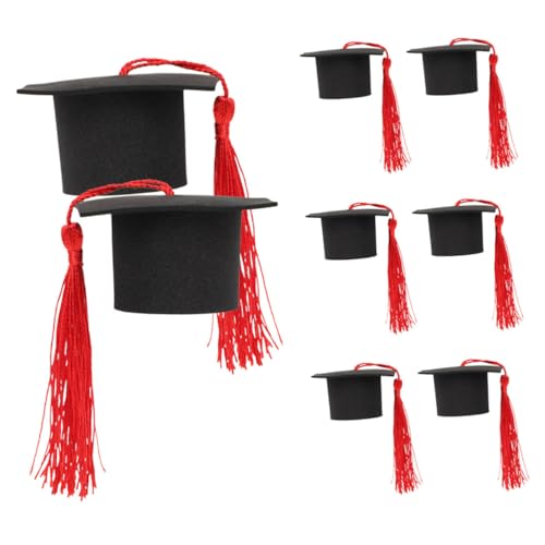 FRCOLOR 8 Stück Abschlussfeier Kuchen Dekorationen Mini Gradmütze Toppers mit Bunten Quasten für und Torten Party Dekoration für Graduierungen FRCOLOR 8 Stück Abschlussfeier Kuchen Dekorationen Mini Gradmütze Toppers mit Bunten Quasten für und Torten Party Dekoration für Graduierungen von FRCOLOR