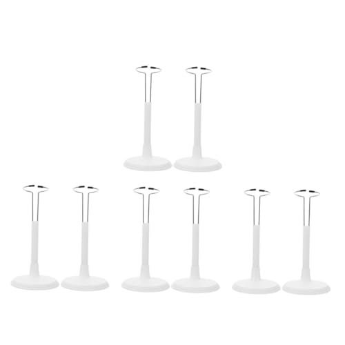 FRCOLOR 8 Stück Doll Display Rack Teiliges Weiß PVC Puppenständer Tragbarer Aufsteller für Zuhause und Laden zur Platzsparenden Aufbewahrung und Präsentation von FRCOLOR