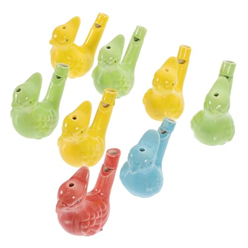 FRCOLOR 8 Stück Keramische Wasservögel Pfeifen Pfeifen für Adorable Trillerpfeifen für Musikspiel und Kreative Entwicklung von FRCOLOR