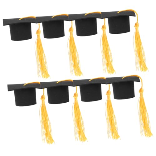 FRCOLOR 8 Stück Teiliges Graduation Cake Toppers mit Gelben Quasten Abschlusskappen Kuchen Picks Dekorative Tortendeko für Abschlussfeiern Abi Party Sponsion und Absolventenhut Dekoration FRCOLOR 8 Stück Teiliges Graduation Cake Toppers mit Gelben Quasten Abschlusskappen Kuchen Picks Dekorative Tortendeko für Abschlussfeiern Abi Party Sponsion und Absolventenhut Dekoration von FRCOLOR