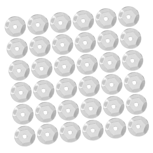 FRCOLOR 800 Stück Runde Gebogene Pailletten aus PVC Schimmernd Glitzernd Lose Bastelperlen für DIY Schmuck Dekoration und Kreative Bastelprojekte Geeignet für Erwachsene von FRCOLOR