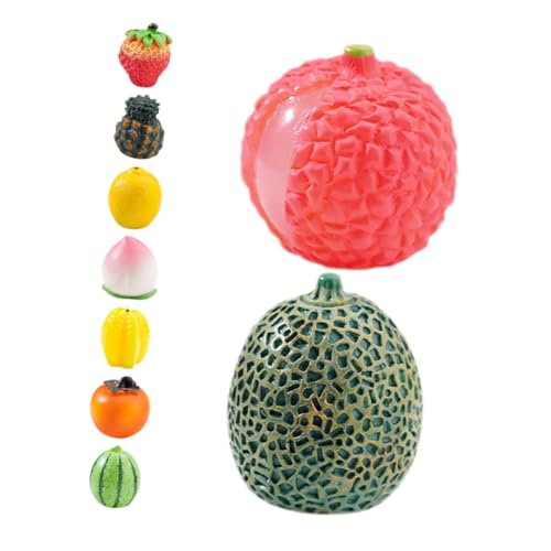 FRCOLOR 9 Stück Teiliges Set Mini Fruchtmodelle aus Harz Realistische Künstliche Früchte Vielseitige Deko für Puppenhäuser Küchendekoration und Tisch oder Regalgestaltung FRCOLOR 9 Stück Teiliges Set Mini Fruchtmodelle aus Harz Realistische Künstliche Früchte Vielseitige Deko für Puppenhäuser Küchendekoration und Tisch oder Regalgestaltung von FRCOLOR