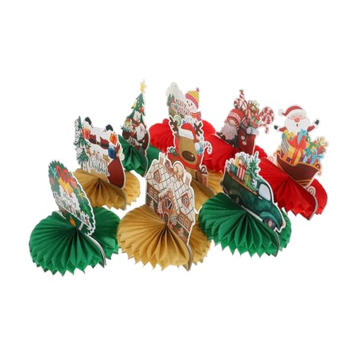 FRCOLOR 9 Stück Teiliges Weihnachts Honigwaben aus Papier Leichte Tischdekoration für Party Festliche Heimdeko Wiederverwendbar Einfach zu Lagern für Weihnachtsfeiern und Festliche Anlässe FRCOLOR 9 Stück Teiliges Weihnachts Honigwaben aus Papier Leichte Tischdekoration für Party Festliche Heimdeko Wiederverwendbar Einfach zu Lagern für Weihnachtsfeiern und Festliche Anlässe von FRCOLOR