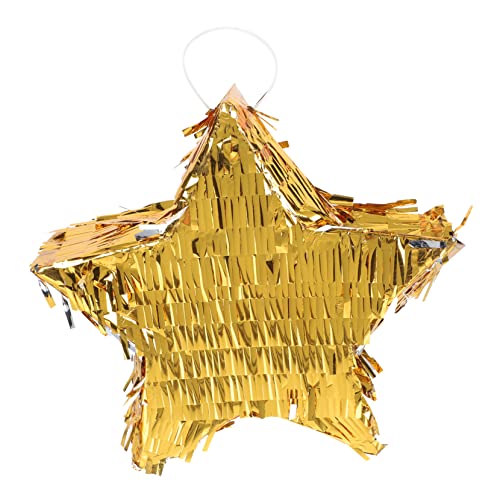 FRCOLOR Aluminiumbeschichtete Stern Piñata Kindergeburtstag Partyspielzeug Candy Füllbar Kreative Pinata Requisite für Mädchen Jungen als Partydeko und Mitgebsel von FRCOLOR