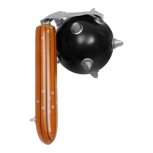 FRCOLOR Aufblasbarer PVC Hammer Leicht Aufblasbar Strapazierfähig und Luftdicht Partyspielzeug für Geburtstagsfeiern Fördert Motorik und Hand auge koordination in Schwarz von FRCOLOR