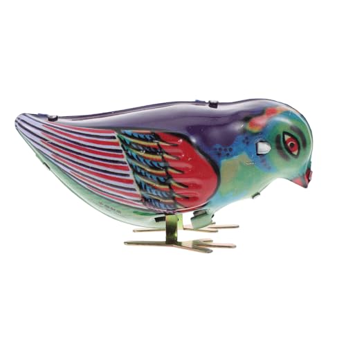 FRCOLOR Aufziehspielzeug Magpie aus Blech Vintage Clockwork für Langlebig und Wiederverwendbar für Partytüten Belohnungen und von FRCOLOR