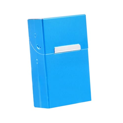 FRCOLOR Automatisches Zigarettenetui aus Aluminium Große Kapazität Magnetverschluss Leicht und für Unterwegs Blau FRCOLOR Automatisches Zigarettenetui aus Aluminium Große Kapazität Magnetverschluss Leicht und für Unterwegs Blau von FRCOLOR