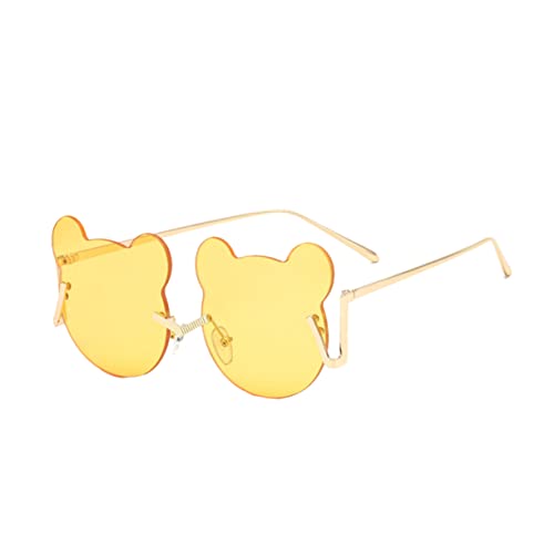 FRCOLOR Bärengestalt Party Randlose Lustige Brille Für Unvergessliche Fotorequisiten Leichte Robuste Konstruktion Für Stundenlangen Tragekomfort Für Tänze Feiern FRCOLOR Bärengestalt Party Randlose Lustige Brille Für Unvergessliche Fotorequisiten Leichte Robuste Konstruktion Für Stundenlangen Tragekomfort Für Tänze Feiern von FRCOLOR