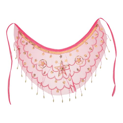 FRCOLOR Beaded Tribal Belly Dance Gesichtsschleier mit Pailletten Leichter Transparenter Netzstoff mit Fransen Vielseitiges Tanz und Party Accessoire für Frauen Geeignet für Halloween FRCOLOR Beaded Tribal Belly Dance Gesichtsschleier mit Pailletten Leichter Transparenter Netzstoff mit Fransen Vielseitiges Tanz und Party Accessoire für Frauen Geeignet für Halloween von FRCOLOR