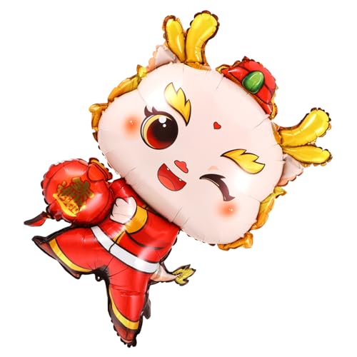 FRCOLOR Chinesisches Neujahr Luftballons Drachenform Partydekoration Innen Außen Geeignet Langlebig Druckfest Für Frühlingsfest Feierlichkeiten FRCOLOR Chinesisches Neujahr Luftballons Drachenform Partydekoration Innen Außen Geeignet Langlebig Druckfest Für Frühlingsfest Feierlichkeiten von FRCOLOR