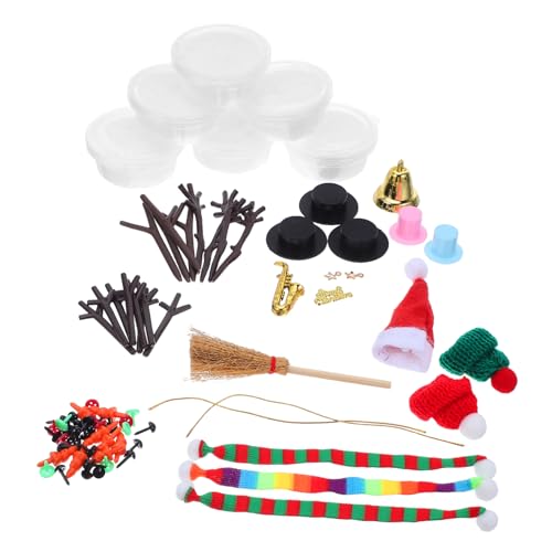 FRCOLOR Diy Schneemann Bastelset Teilig für Modelliermasse Weihnachts Snowman Kit für Kreative Winterparty Dekoration Einfaches Basteln für Familie und Schulveranstaltungen von FRCOLOR