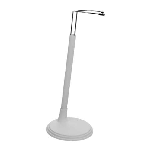 FRCOLOR Doll Stand Weiß Stabiler Puppenhalter für Actionfiguren und Modelle Einfacher Puppenständer zur Aufbewahrung und Dekoration für Schreibtisch und Kinderzimmer von FRCOLOR