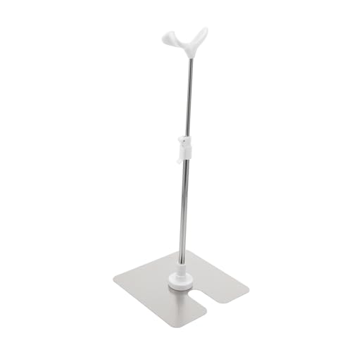 FRCOLOR Edelstahl Puppenständer Stabil Robust für Puppen Halterung für Puppenhaus Zubehör und Display Tisch Regal von FRCOLOR