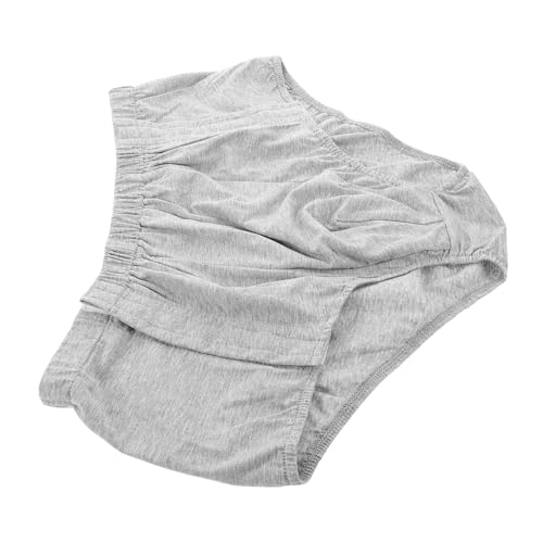 FRCOLOR Einfaches An- Und Ausziehen Der Unterwäsche Periodenunterwäsche Für Frauen Bettpfannen Für Ältere Männer Schweißhosen Erwachsenenwindeln Für Männer Verborgen Baumwolle Light Grey FRCOLOR Einfaches An- Und Ausziehen Der Unterwäsche Periodenunterwäsche Für Frauen Bettpfannen Für Ältere Männer Schweißhosen Erwachsenenwindeln Für Männer Verborgen Baumwolle Light Grey von FRCOLOR
