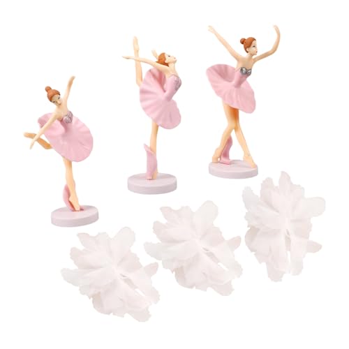 FRCOLOR Elegante Ballerina Tortendeko Set Teilig aus Hochwertigem Tüll und Kreative Kuchen Deko für Geburtstag Party und Ballerina Figuren mit Rosa Tüllblüten Vielseitig Verwendbar FRCOLOR Elegante Ballerina Tortendeko Set Teilig aus Hochwertigem Tüll und Kreative Kuchen Deko für Geburtstag Party und Ballerina Figuren mit Rosa Tüllblüten Vielseitig Verwendbar von FRCOLOR