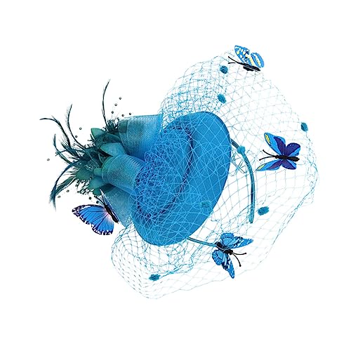 FRCOLOR Eleganter Netzstoff Fascinator Haarreif mit Mini Schmetterlingshut Leichter Haarschmuck für Frauen Geeignet für Hochzeit Party Bühnenauftritte und Festliche Anlässe Stilvolles FRCOLOR Eleganter Netzstoff Fascinator Haarreif mit Mini Schmetterlingshut Leichter Haarschmuck für Frauen Geeignet für Hochzeit Party Bühnenauftritte und Festliche Anlässe Stilvolles von FRCOLOR
