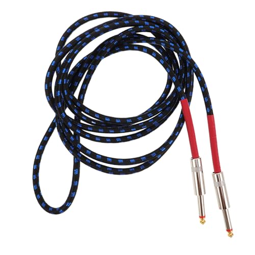 FRCOLOR Elektrisches Gitarrenkabel Geflochtenes Amp Kabel mit Rauschunterdrückung Flexibel und Robust für Gitarre Bass Effektpedale und Keyboard Stilvolles Design FRCOLOR Elektrisches Gitarrenkabel Geflochtenes Amp Kabel mit Rauschunterdrückung Flexibel und Robust für Gitarre Bass Effektpedale und Keyboard Stilvolles Design von FRCOLOR