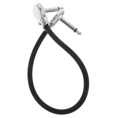 FRCOLOR Gitarren Patchkabel Rechtwinkliges Trs Kabel aus Messing für Gitarre und Effektpedal Robustes Gitarre Zubehör mit Stabilem Audio Signal für Pedalboards und Bassverstärker FRCOLOR Gitarren Patchkabel Rechtwinkliges Trs Kabel aus Messing für Gitarre und Effektpedal Robustes Gitarre Zubehör mit Stabilem Audio Signal für Pedalboards und Bassverstärker von FRCOLOR