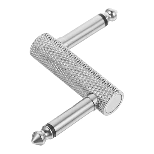 FRCOLOR Gitarren Pedalverbinder Z Förmiger Audio Adapter für Effektpedale Metallstecker für Gitarren Zubehör Langlebig und Vielseitig Einsetzbar von FRCOLOR