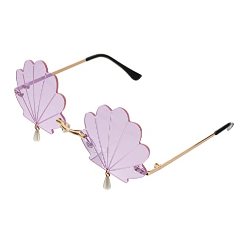 FRCOLOR Gläser Muschel geformt polarisiert Partybrillen für Frauen Strand sonnenrbille sonnenspiegel geschen sonnebrille funny hat Shell-Brille Party -Requisiten Stk Violett FRCOLOR Gläser Muschel geformt polarisiert Partybrillen für Frauen Strand sonnenrbille sonnenspiegel geschen sonnebrille funny hat Shell-Brille Party -Requisiten Stk Violett von FRCOLOR