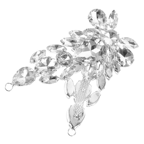 FRCOLOR Glitzernde Wassertröpfchen applikation mit Strassstein Modische Reparatur patches für Brautkleider Gürtel Schuhe und DIY dekoration Vielseitig Einsetzbar für Hochzeit und Kleidung von FRCOLOR