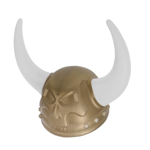 FRCOLOR Halloween Ox Horn Kostümhut Kunststoff Hornmütze Wiederverwendbar Party Cosplay Verkleidung Zubehör für Maskerade und Bühnenauftritte von FRCOLOR
